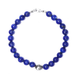 evil eye projection bracelet bead texture detail for men