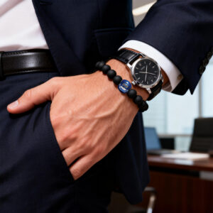 Mens zodiac bracelet made with watch