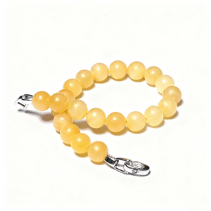 Men’s jade bracelet showing 925 sterling silver clasp detail