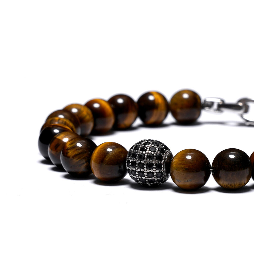 Men's Tiger Eye bracelet  — Courage & Success