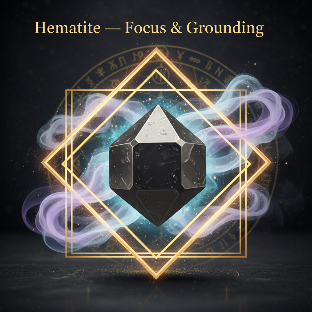 Hematite — Focus & Grounding