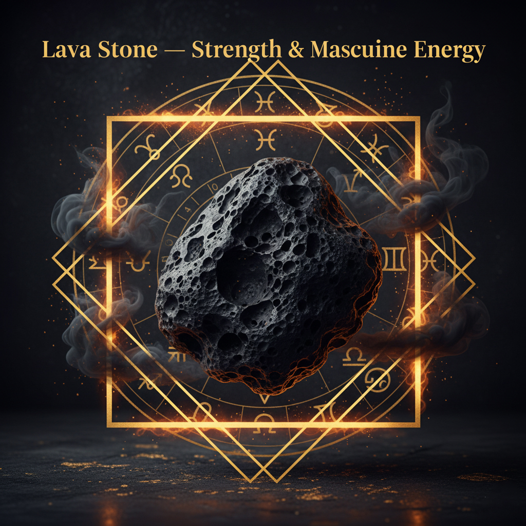 Lava Stone — Strength & Masculine Energy