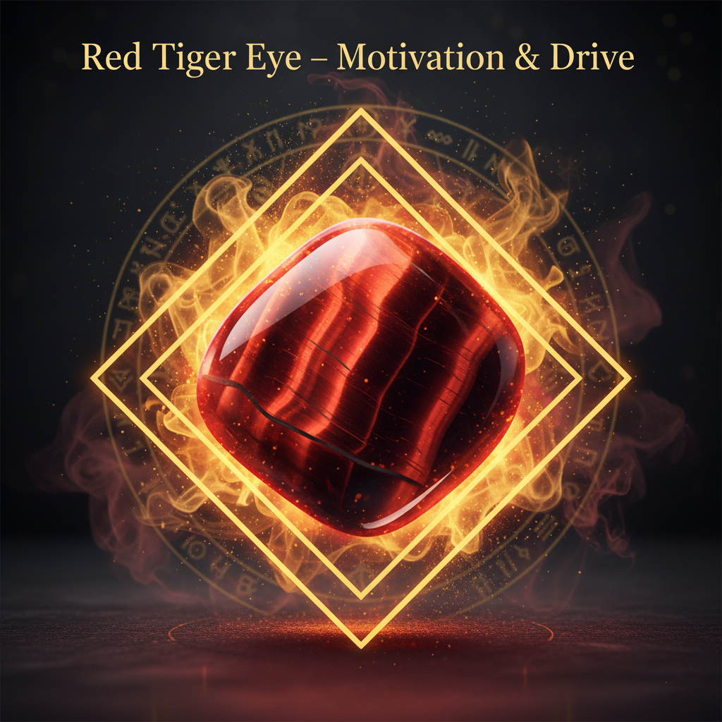 Red Tiger Eye — Motivation & Drive