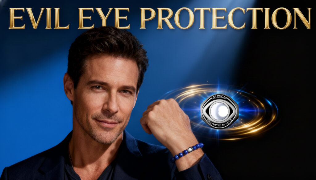 Evil Eye bracelet for men protection and good energy