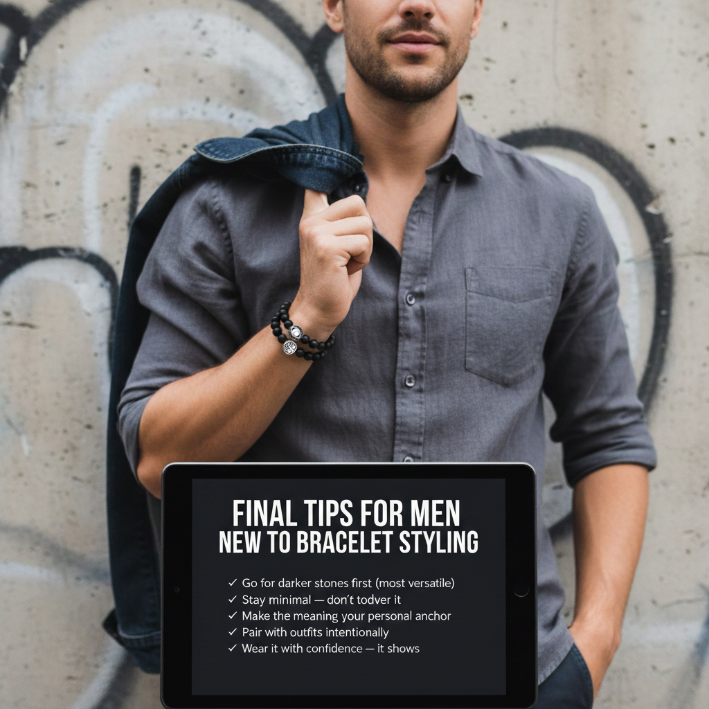 Final Tips for Men New to Bracelet Styling