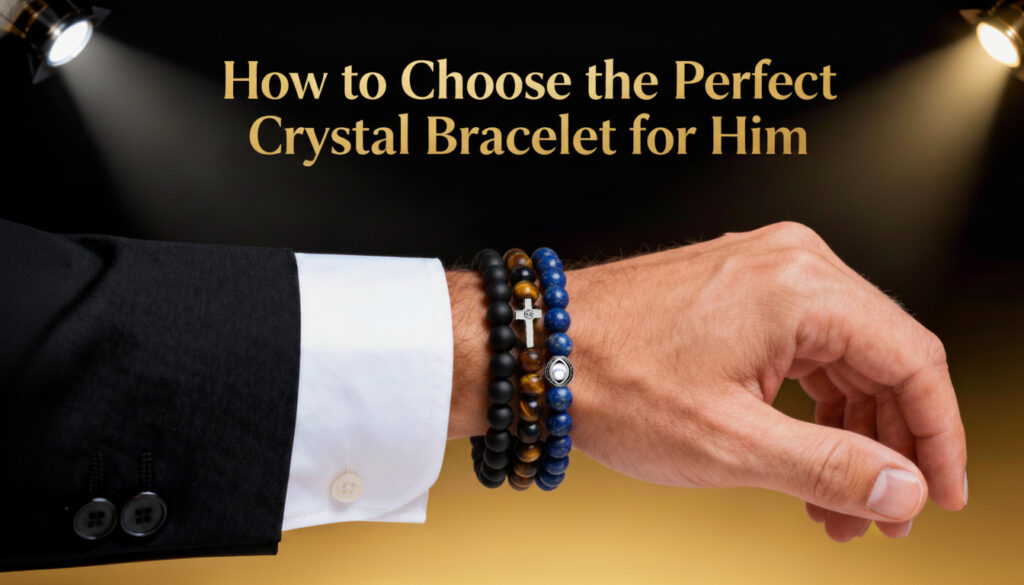 How to choose the perfect crystal bracelet for him based on personality and style