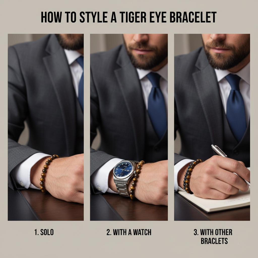 How to Style a Tiger Eye Bracelet