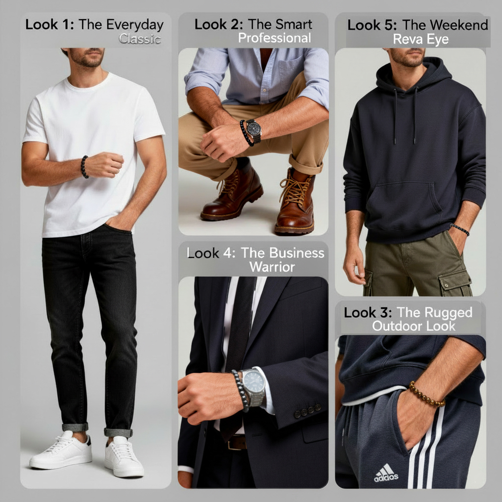 Men’s Outfit + Bracelet “Plug-and-Play” Combos
