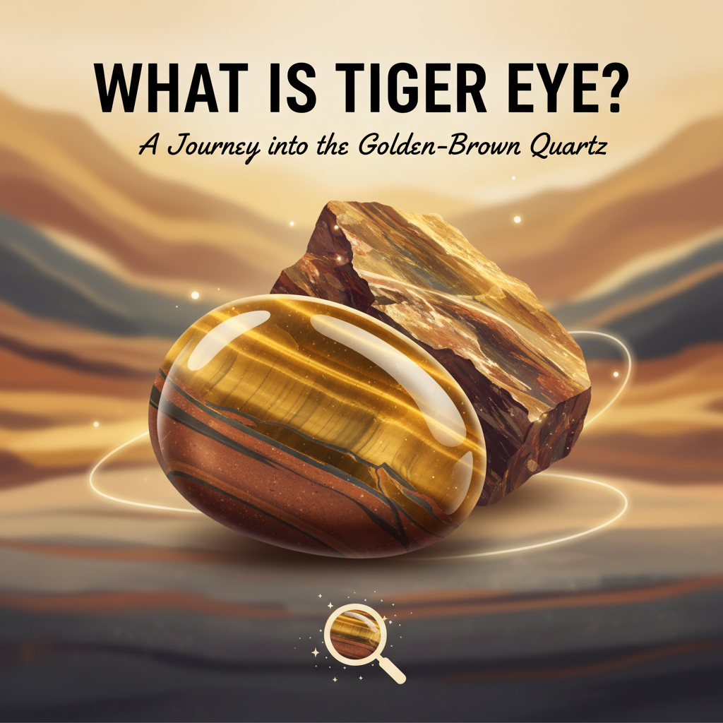 Tiger-eye raw stone