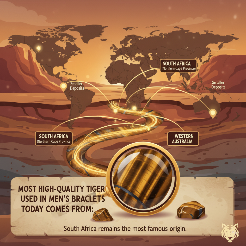 Where Tiger Eye Comes From Map