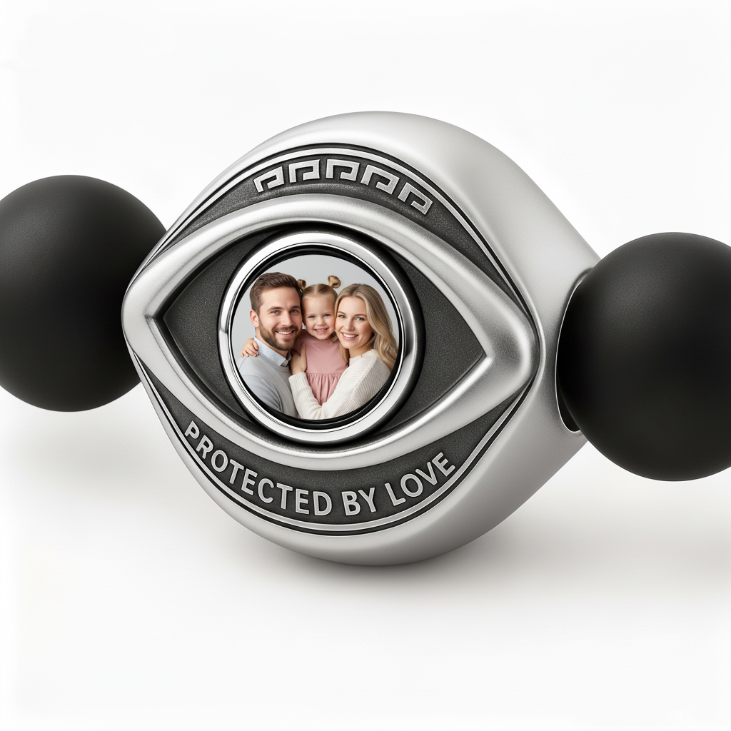 hidden photo projection bracelet for men