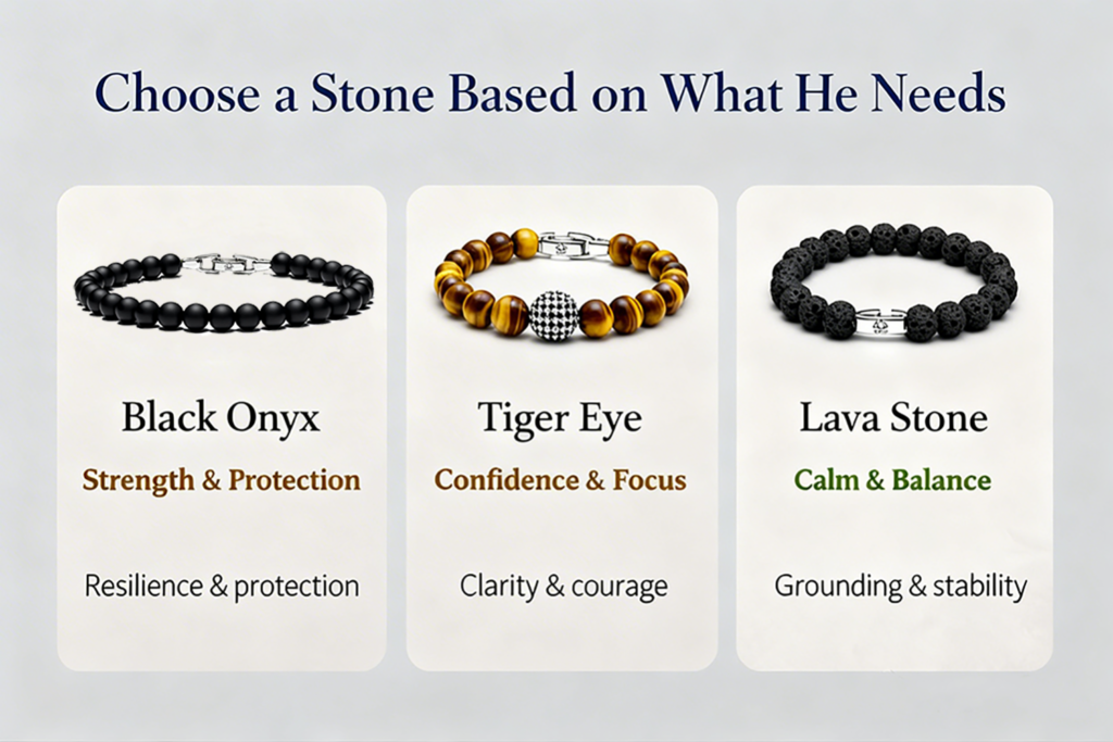 Choose a Stone Based on What He Needs